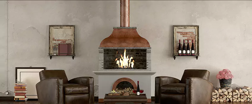 Thelin Hearth Products Providence Pellet Insert Fireplace Installation in Centereach, NY