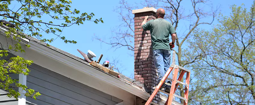 Vinyl and PVC Chimney Flashing Installation in Centereach, NY