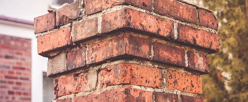 Cracked Chimney Bricks Repair Cost in Centereach, New York