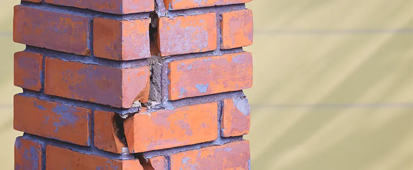 Repairing Cracked Porcelain Tiles for Fireplace in Centereach, NY